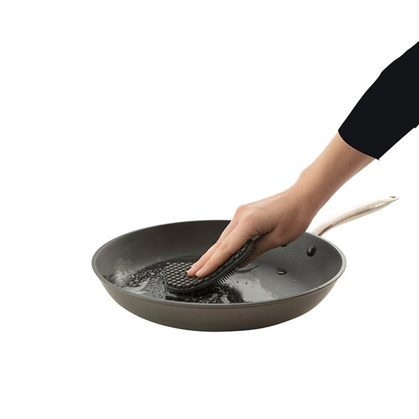 Eponge en silicone gris 12 x 8 cm - Mathon - 2