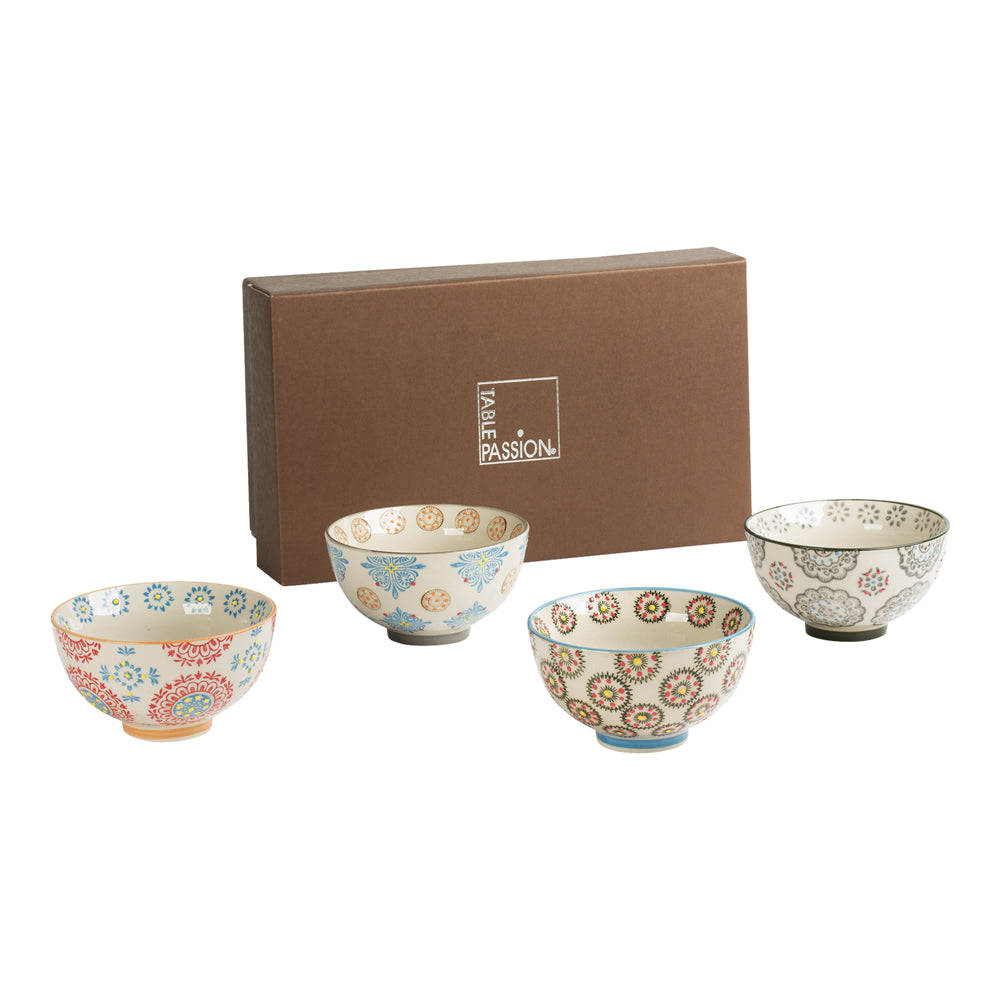 Coffret de 4 coupelles Bohème 11 cm Table passion - Mathon - 2