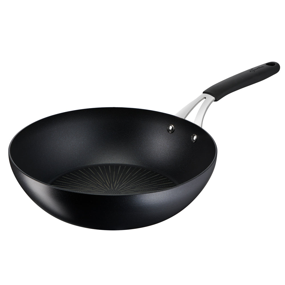 Poêle wok Tempra antiadhésif 28 cm Lagostina - Mathon