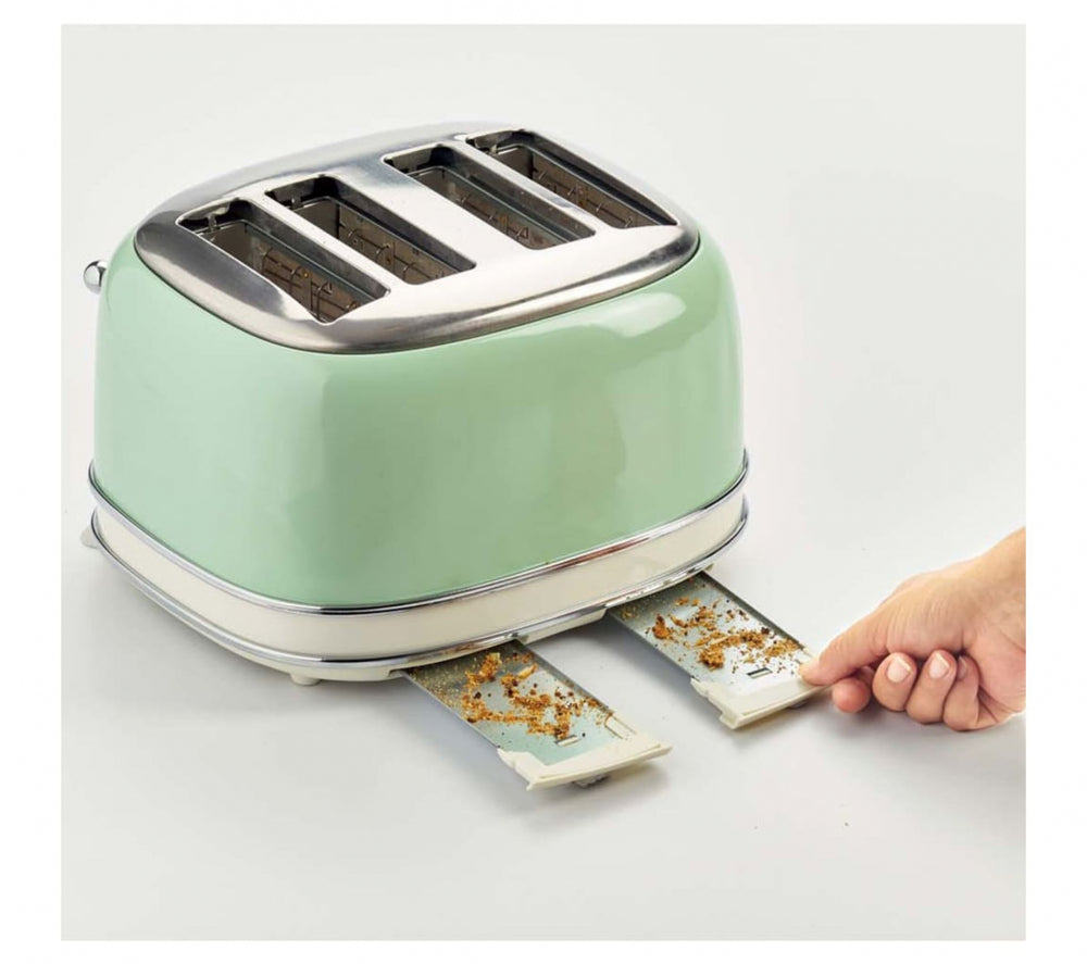 Grille pain 4 fentes Vintage Verde 1630 W Ariete - Mathon - 4