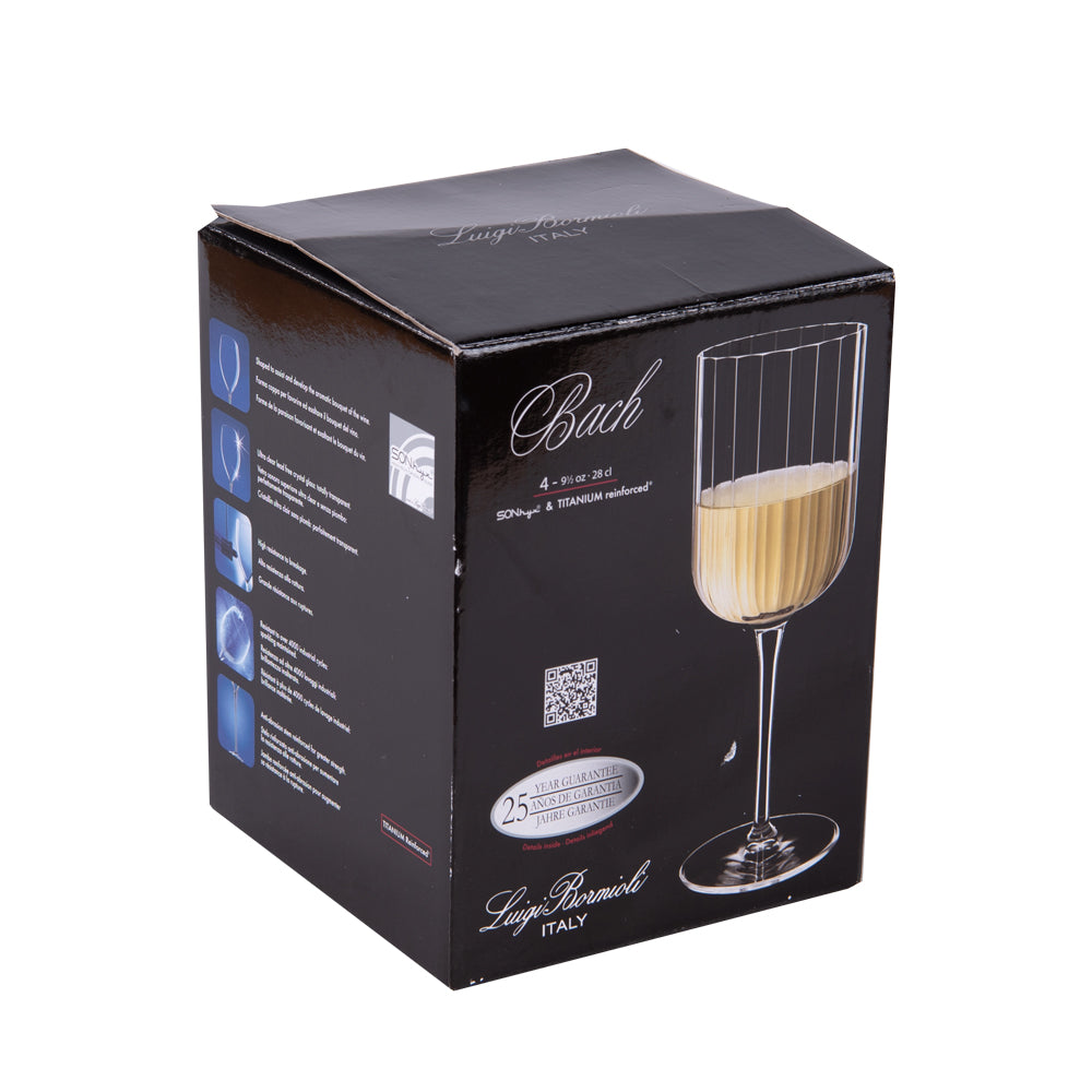 Boîte de 4 verres à pied Bach 28 cl Bormioli Luigi - Mathon - 2