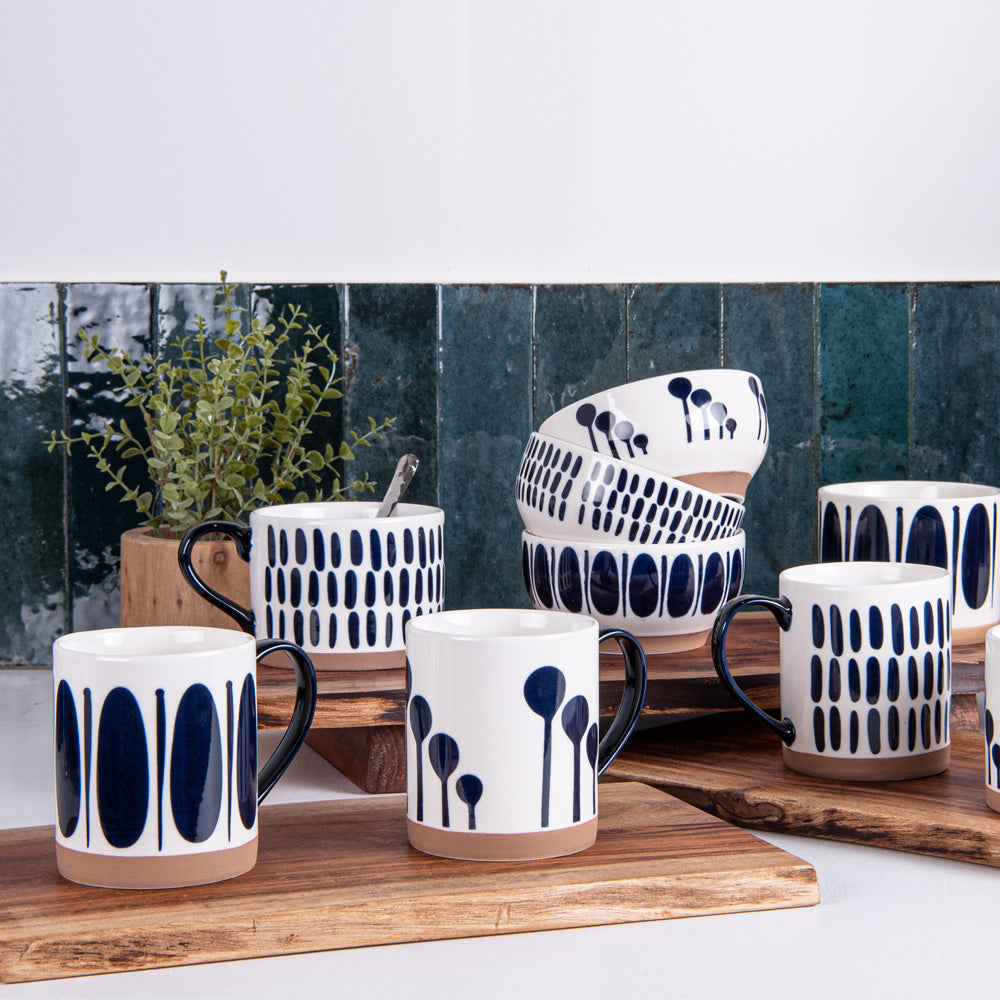 Mug Mikonos 35cl (lot de 3) Table passion - Mathon - 2