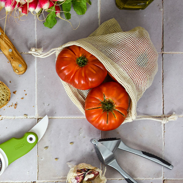 Set de 3 filets pour fruits et légumes en coton Livoo - Mathon - 4