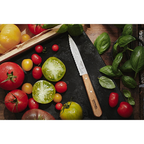 OPINEL - Coffret Les Essentiels Naturels - Coffret Cuisine - Couteau  Cranté, Couteau Économe Légumes - Set Couteau Cuisine Office Lame Inox &  Manche
