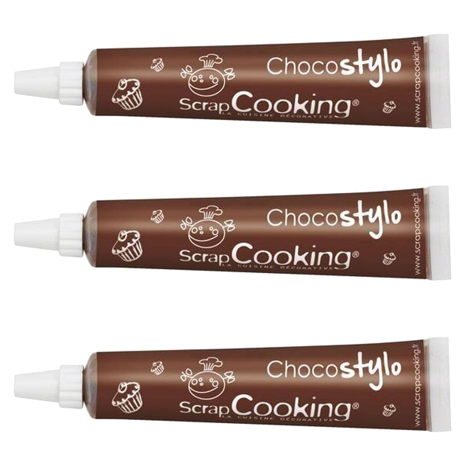 3 stylos chocolat Scrapcooking - Mathon