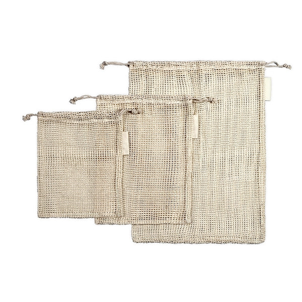 Set de 3 filets pour fruits et légumes en coton Livoo - Mathon - 3