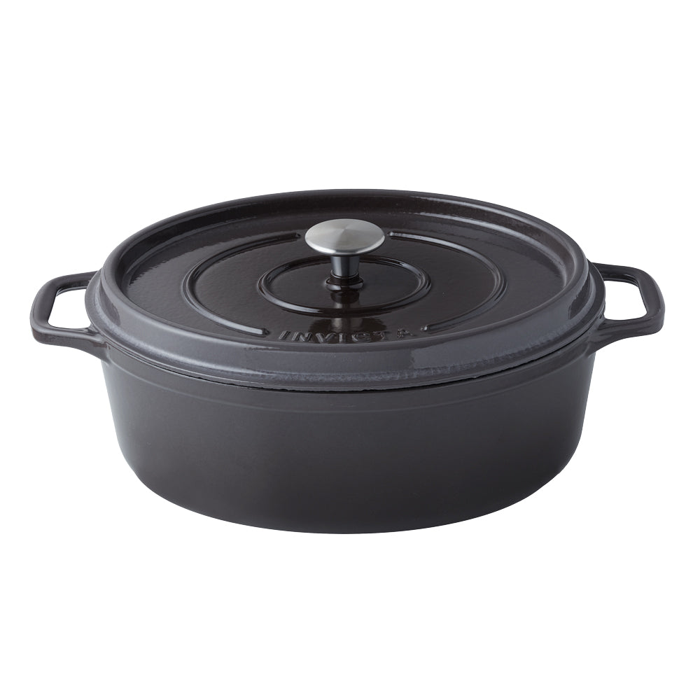 Cocotte ovale Invicta 29 cm taupe Invicta - Mathon