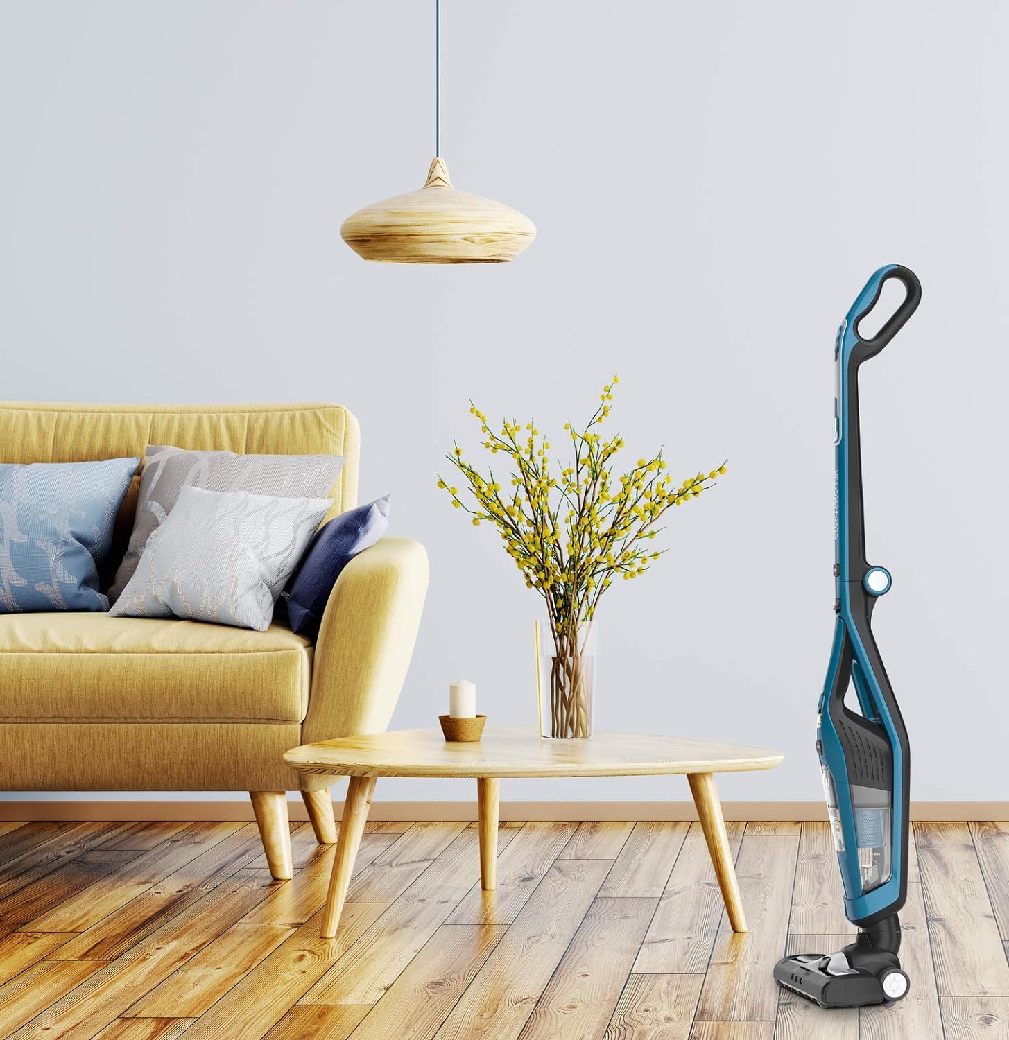 Aspirateur balai sans fil de 0,60L Autonomie jusqu