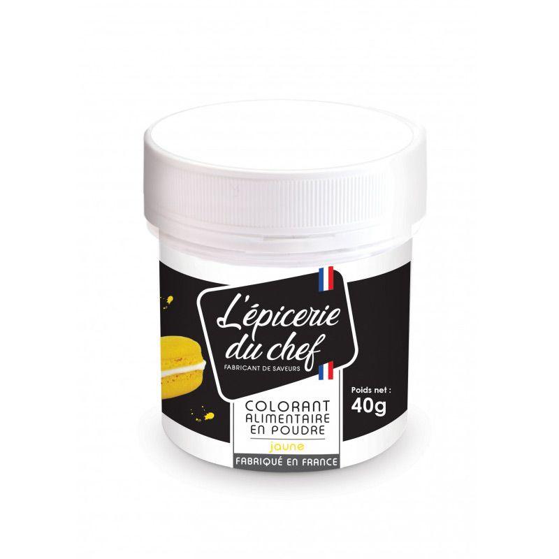 Colorant alimentaire en poudre jaune 40 g Scrapcooking - Mathon