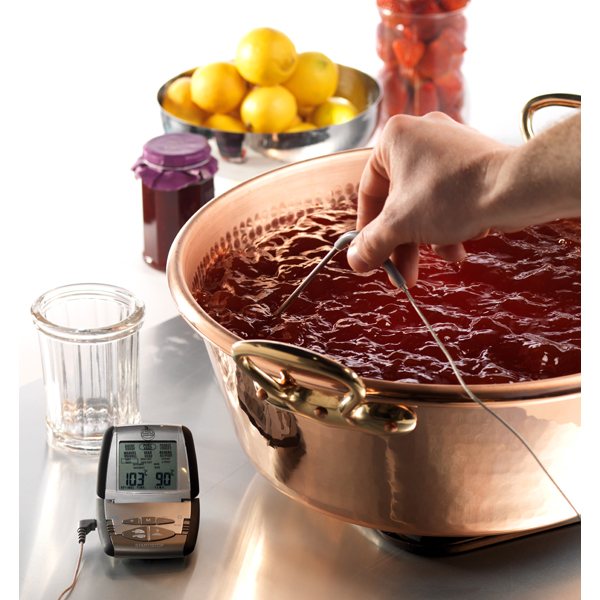 Thermomètre alimentaire à sonde en acier inoxydable, température de l'eau  de cuisson biberon à utiliser
