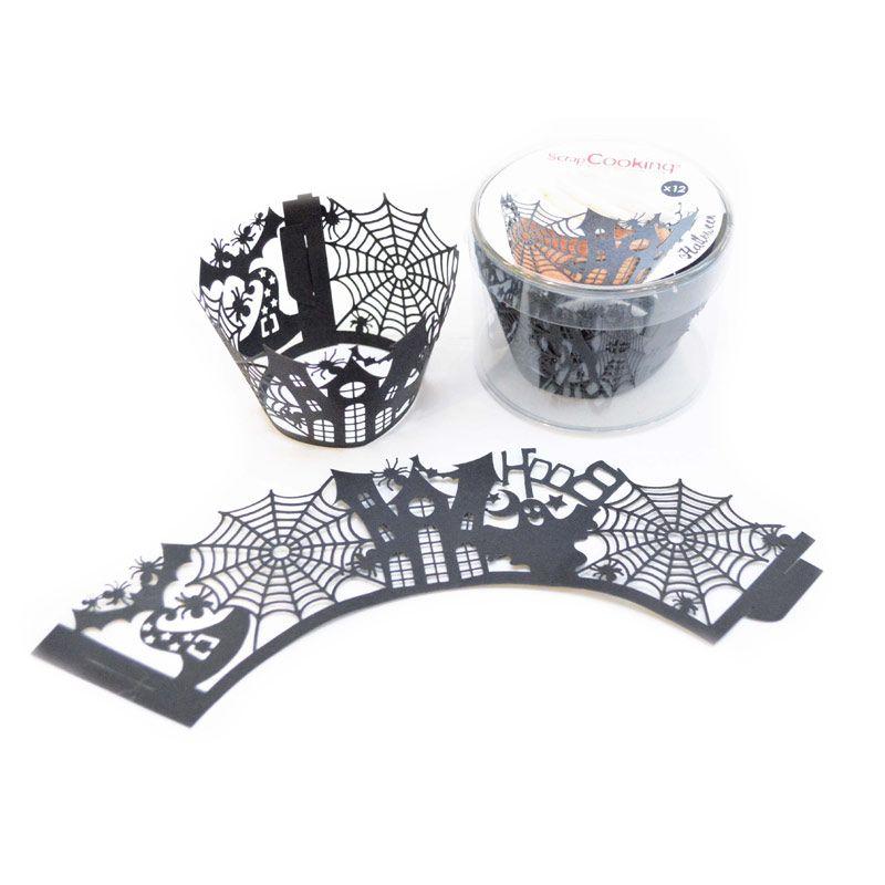 12 Contours pour cupcakes - Halloween Scrapcooking - Mathon