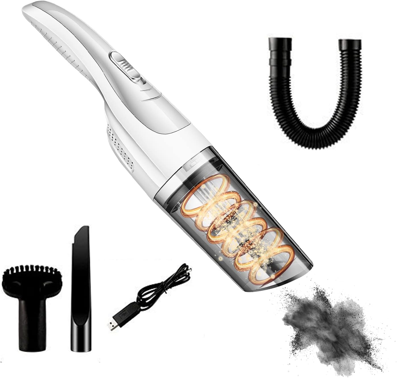 Aspirateur de table sans fil rechargeable 13000PA gris blanc Vendos85 - Mathon