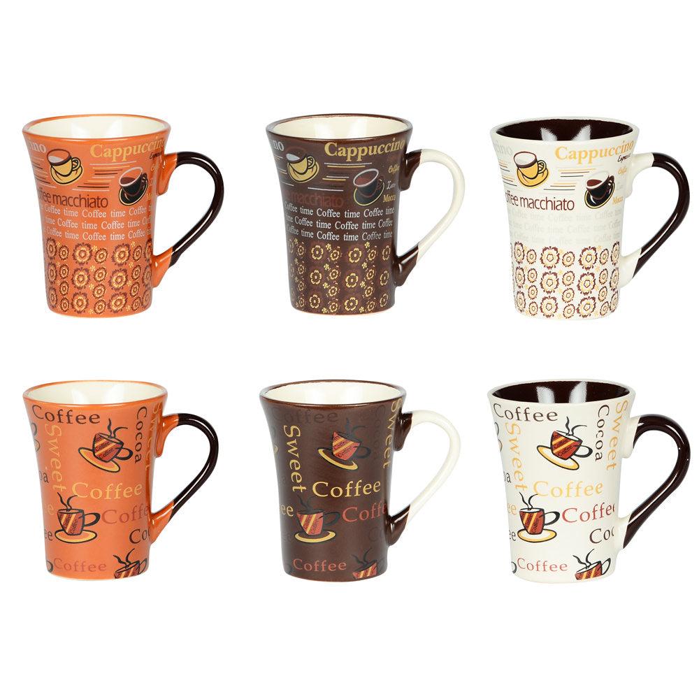 Coffret 6 tasses Collector 15 cl décors assortis Table passion - Mathon - 1