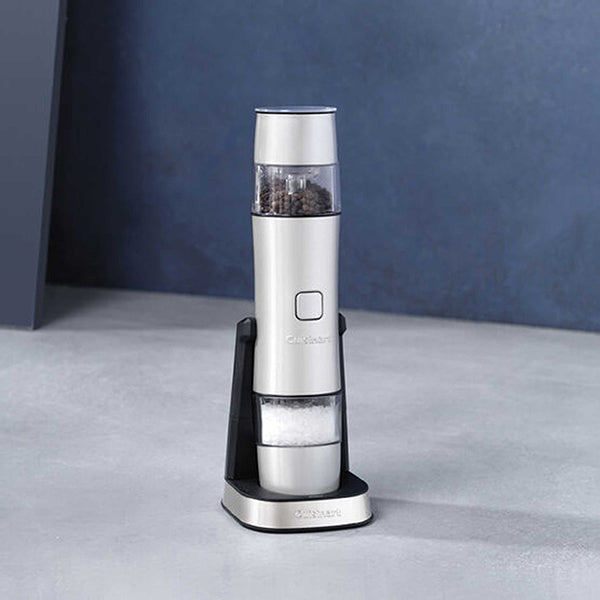 Salière-Poivrière 2 en 1 rechargeable Gris perle Cuisinart - Mathon - 3