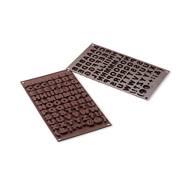 Moule chocolats ABC silicone Silikomart - Mathon - 1