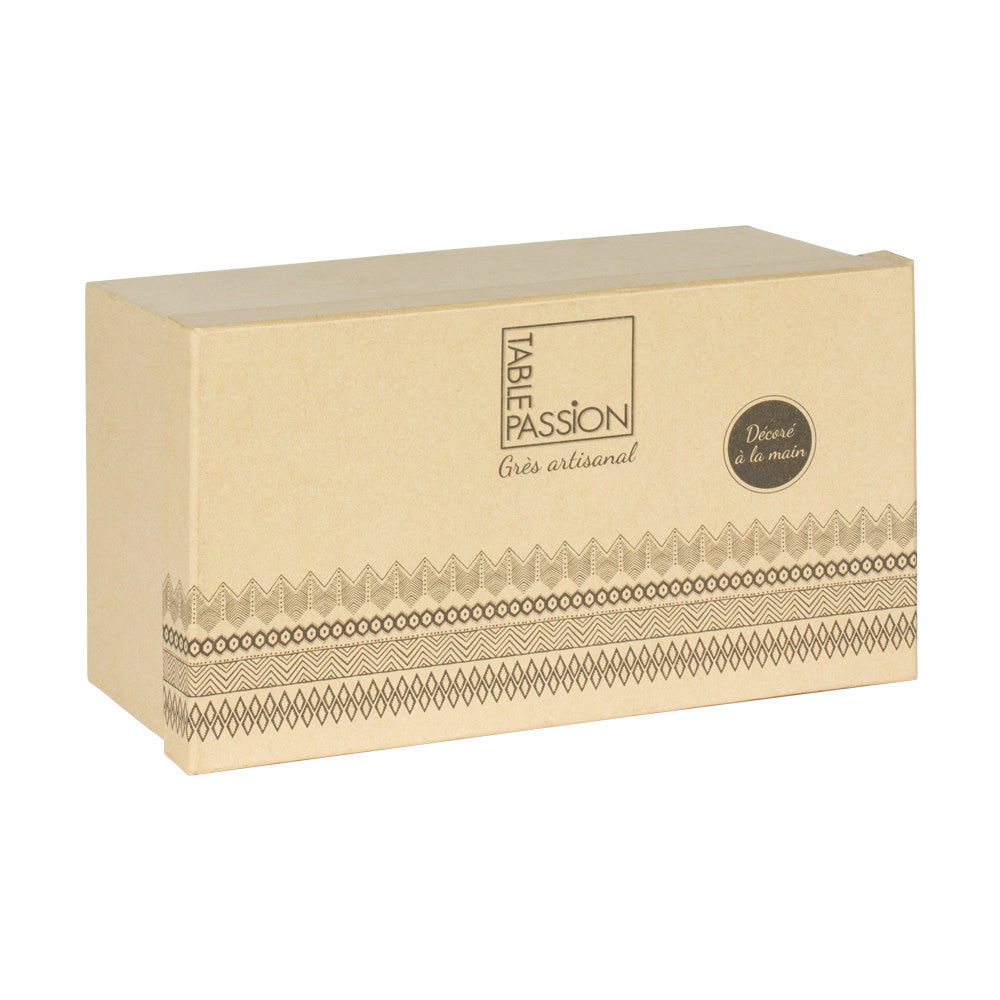 Coffret de 4 tasses Nelson 30 cl Table passion - Mathon - 2