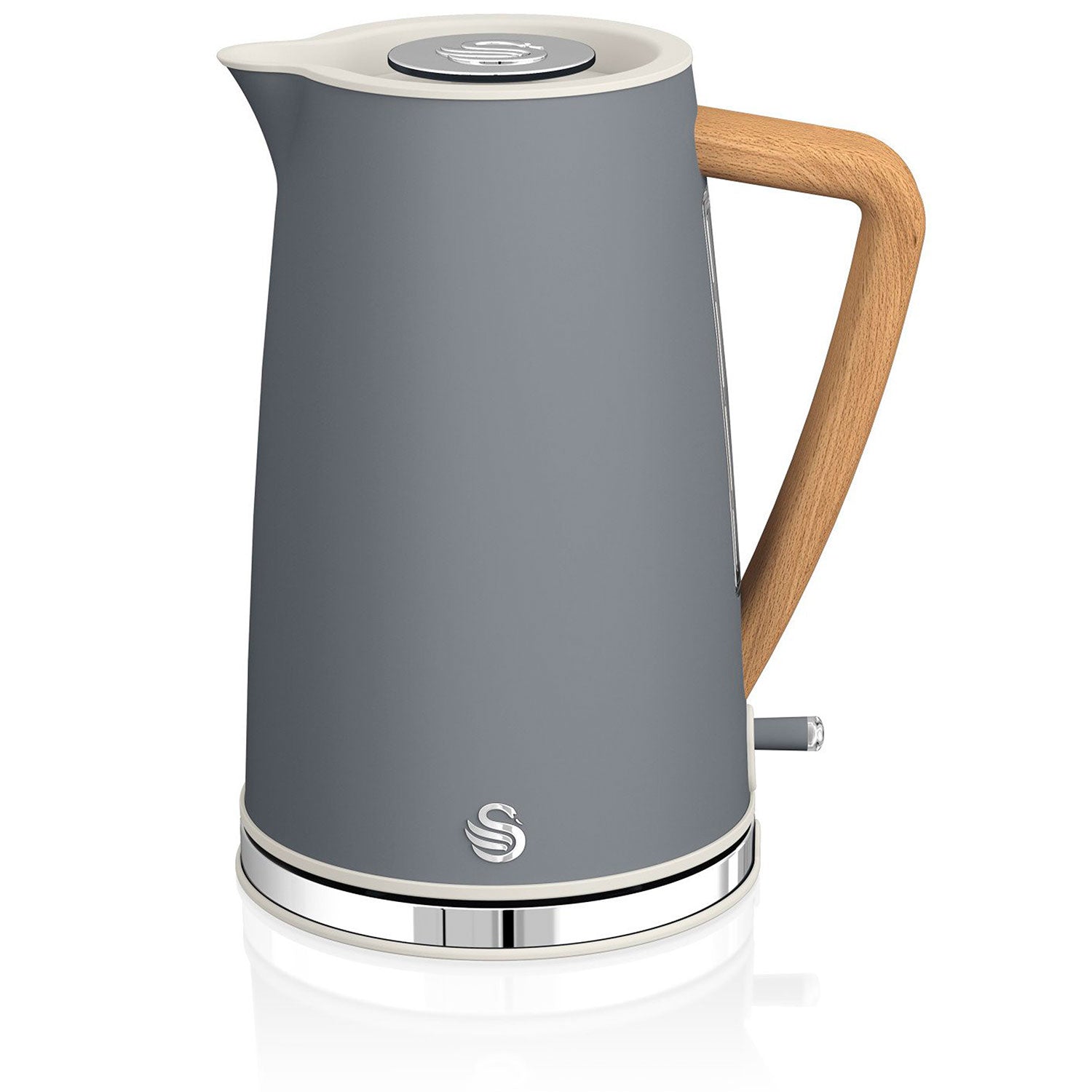 Bouilloire électrique 1,7L Ultra Rapide Sans Fil Design Moderne Nordic 2200 Gris SK14610GRYNEU - Mathon - 1