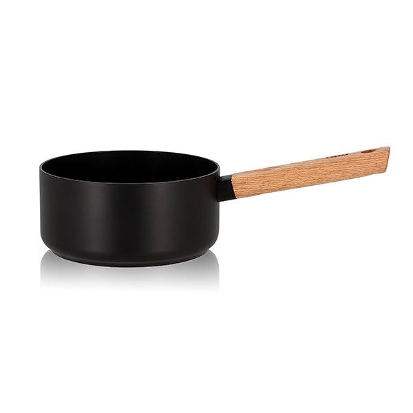 Casserole Ector induction manche en bois 18 cm Ogo - Mathon - 1