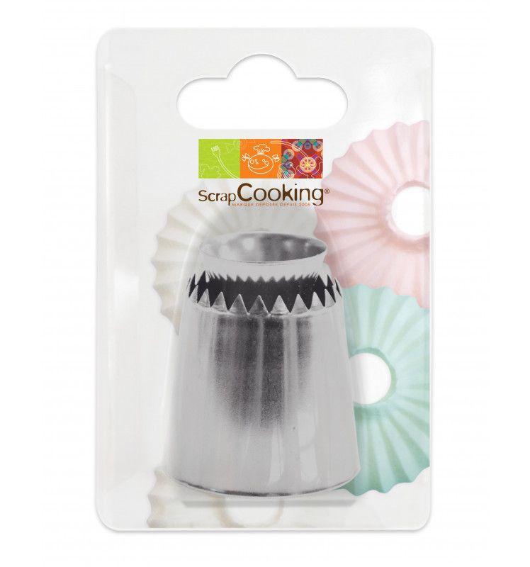 Douille à pâtisserie en inox Sultane Scrapcooking - Mathon