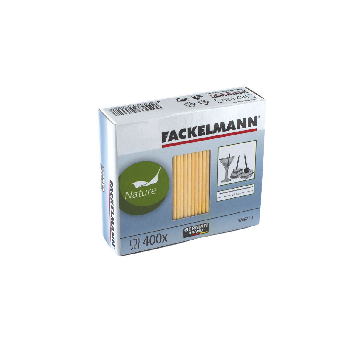 Boîte de 400 cure-dents en bois Wood Edition Fackelmann - Mathon