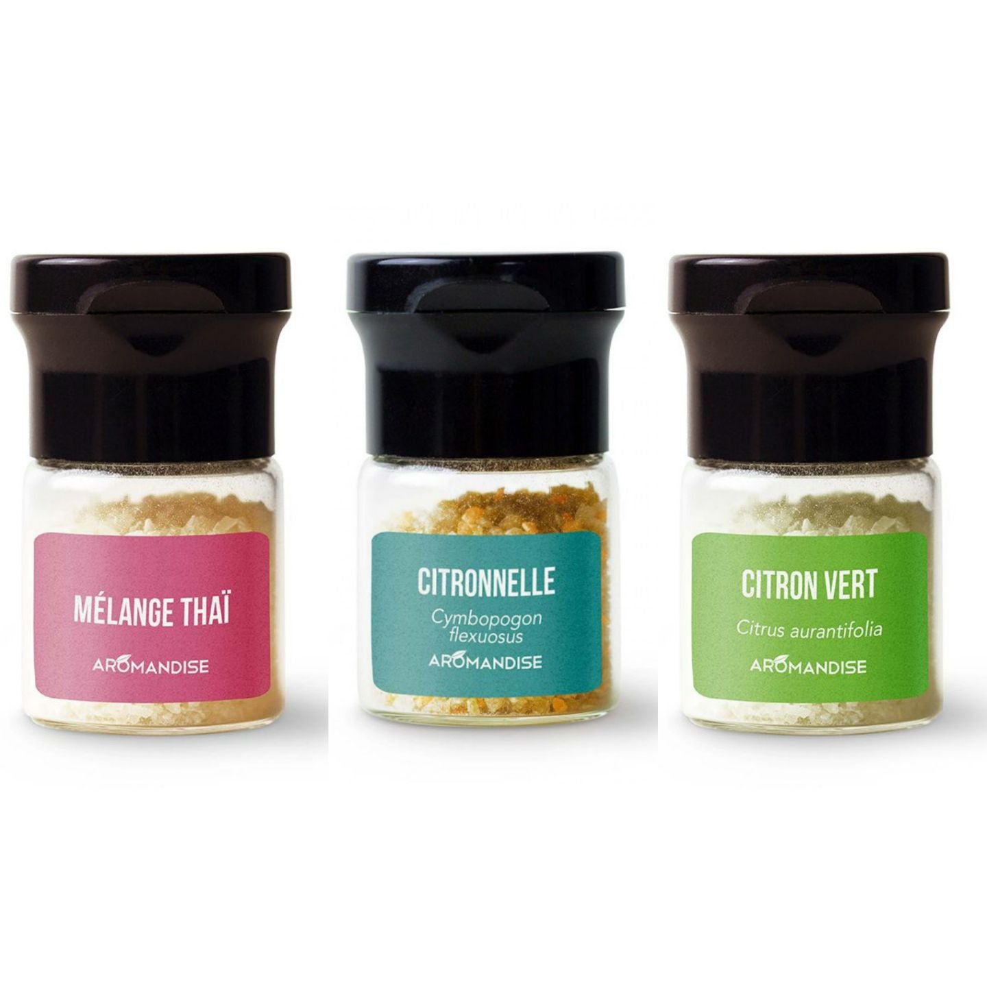 Cusine asiatique - cristaux huiles essentielles - 3 x 10 G Aromandise - Mathon