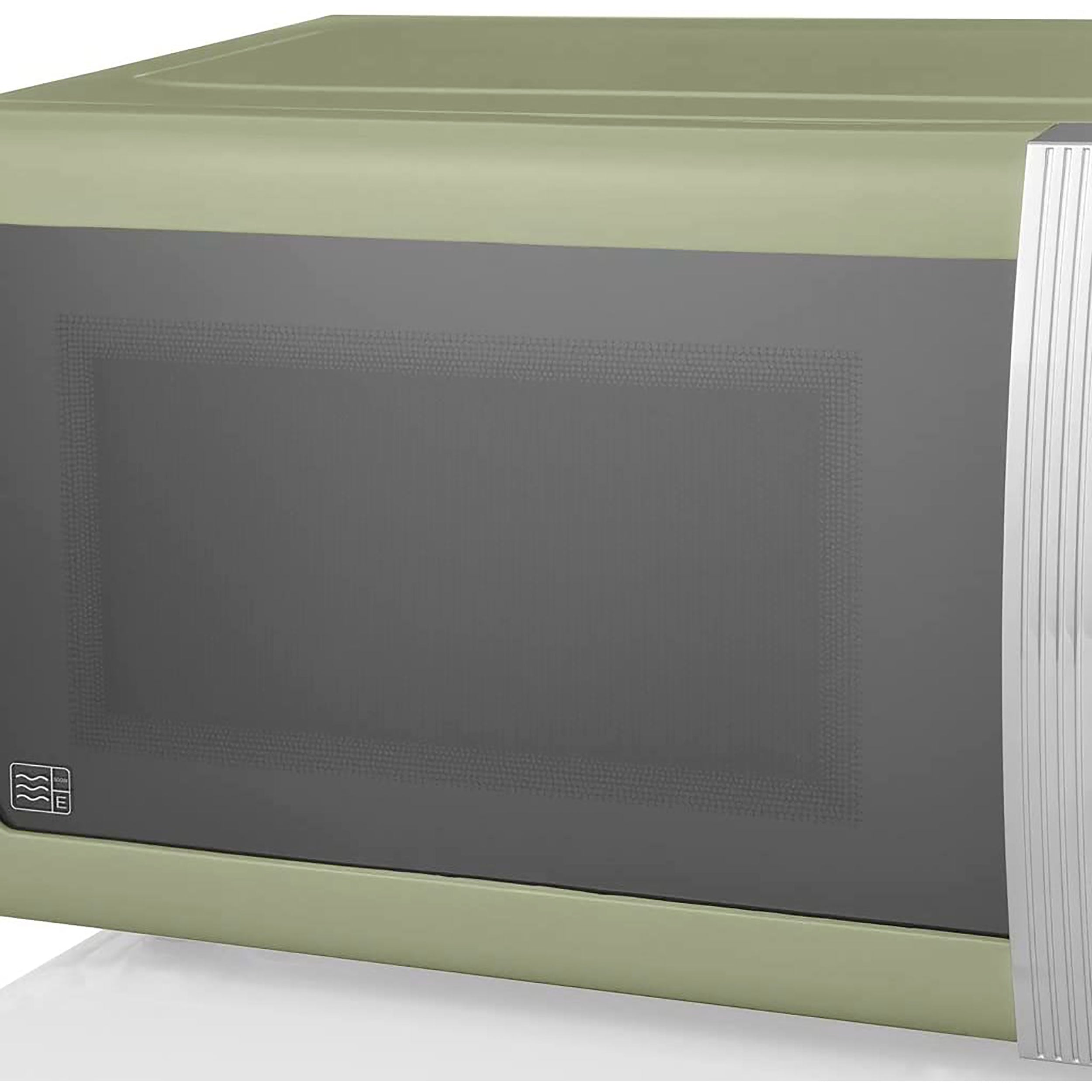 Retro Micro-ondes Numérique 20L, 5 Niveaux Puissance, Décongélation, Minuterie 800 Vert SM22030GNEU - Mathon - 6