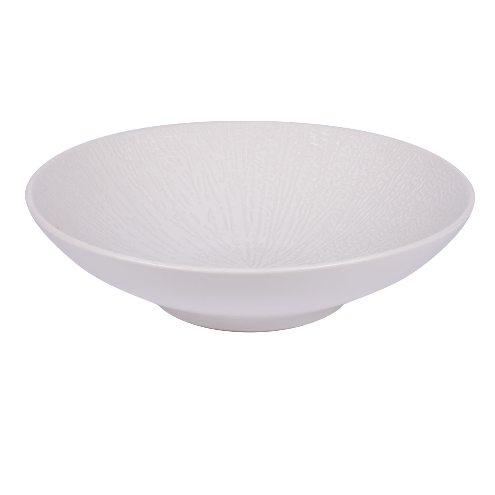 Assiette creuse Santal 19 cm blanc (lot de 6) Table passion - Mathon - 2