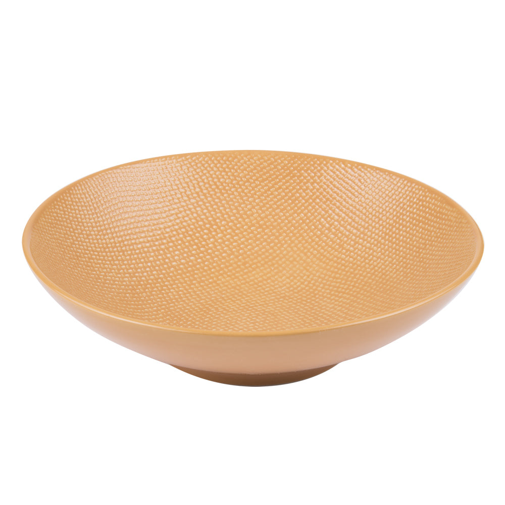 Assiette creuse Vésuvio safran 19 cm (lot de 6) Table passion - Mathon - 2