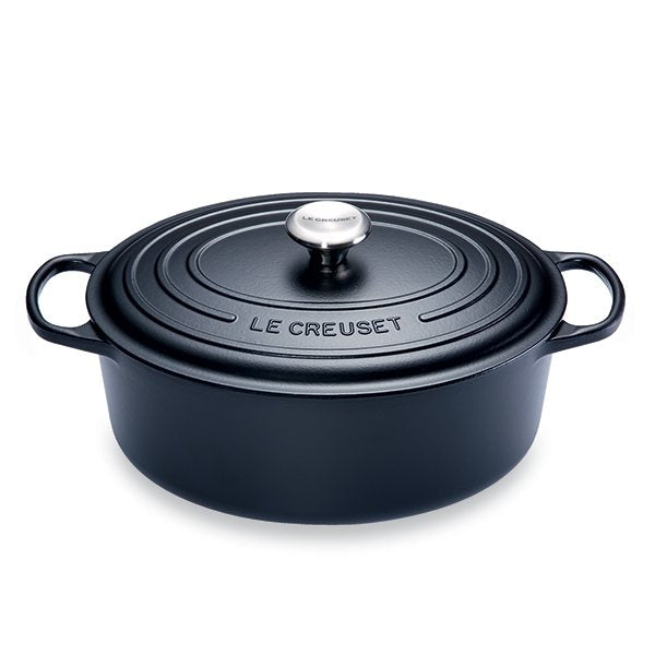 Cocotte fonte ovale 31 cm noir Le Creuset - Mathon - 1