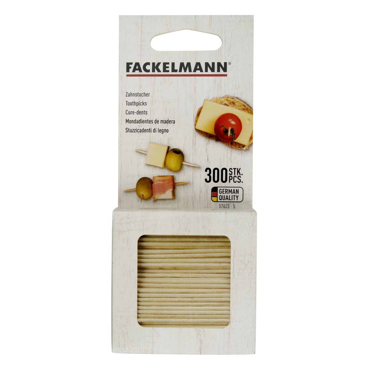 Lot de 300 cure-dents en bois Wood Edition Fackelmann - Mathon - 3