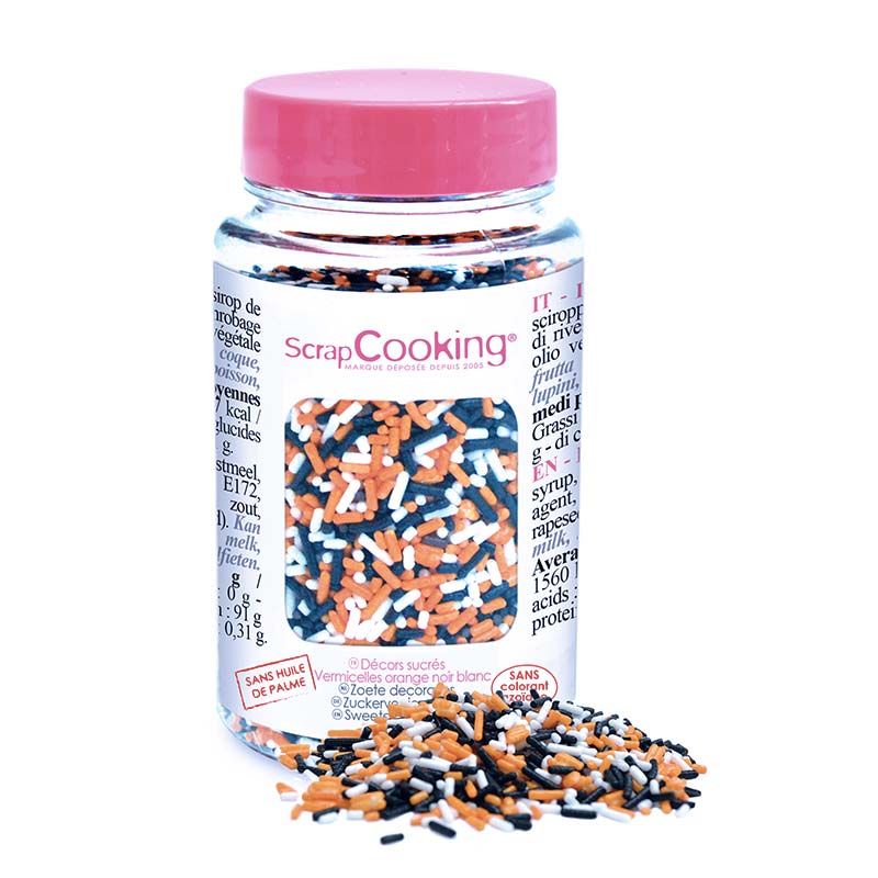 Vermicelles sucrés Halloween Scrapcooking - Mathon