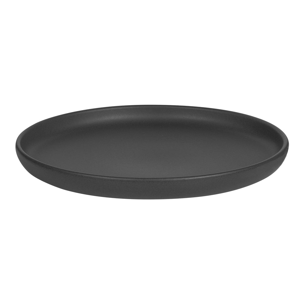 Assiette à dessert Uno noir 22 cm (lot de 6) Table passion - Mathon - 2