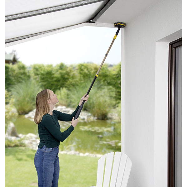 Brosse téléscopique 2 en 1 pour usage intérieur et extérieur Wenko by Maximex - Mathon - 2