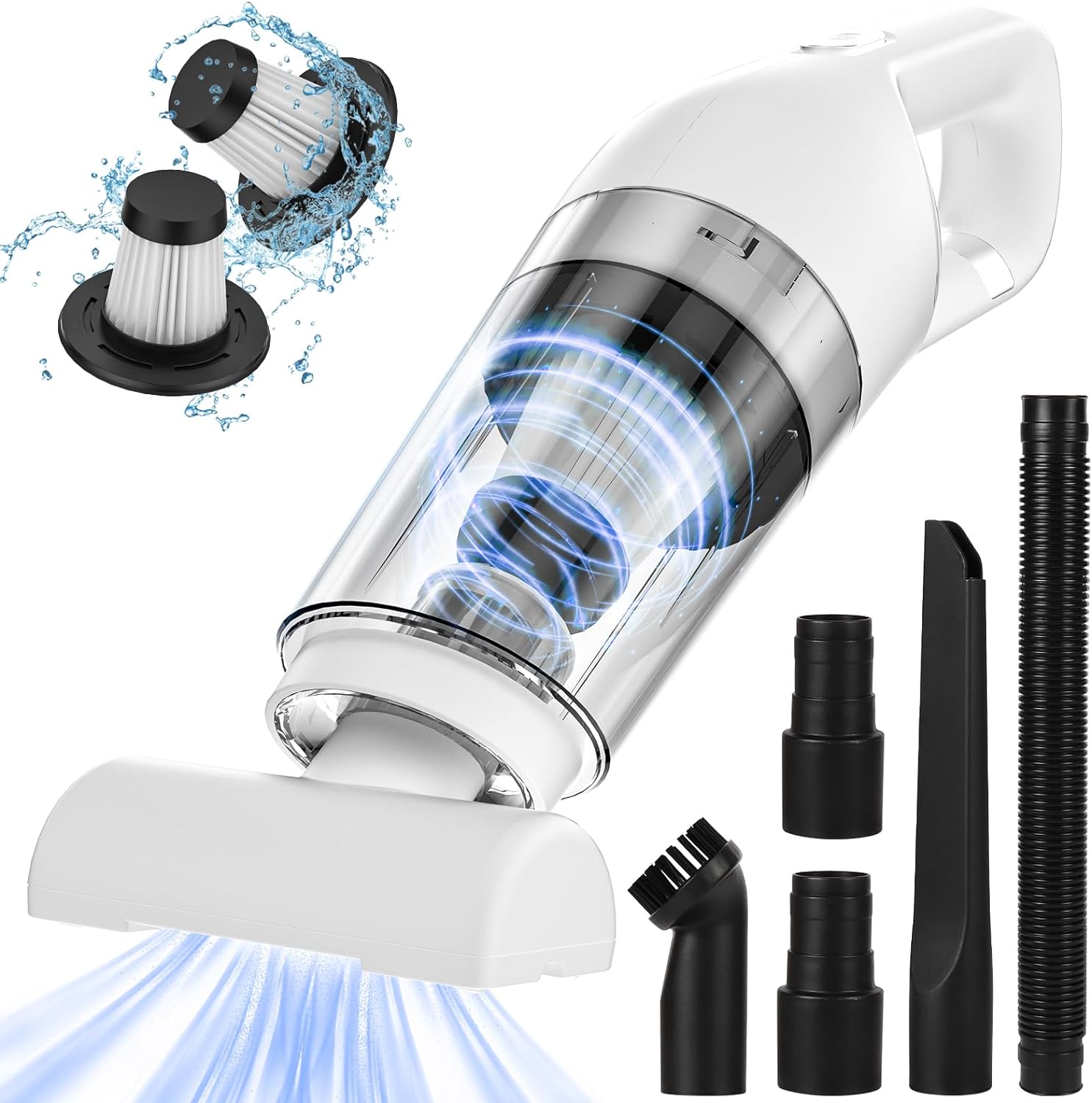 Aspirateur de table sans fil 120W blanc Vendos85 - Mathon