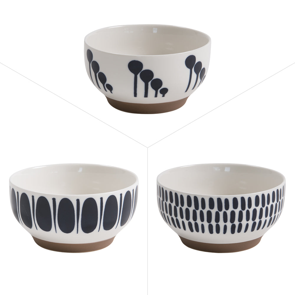 Coupelle Mikonos 12 cm (lot de 3) Table passion - Mathon - 1