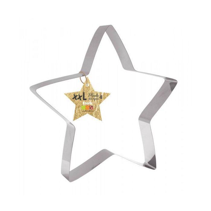 Découpoir à pâtisserie inox XXL - Etoile Scrapcooking - Mathon