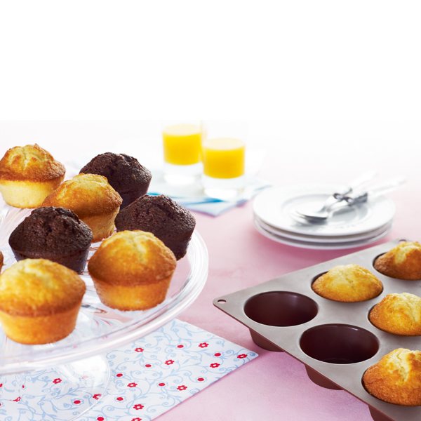 Moule à muffins et cupcakes en silicone - ScrapCooking ®