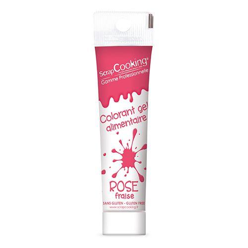Colorant alimentaire en gel 20 g - rose foncé Scrapcooking - Mathon