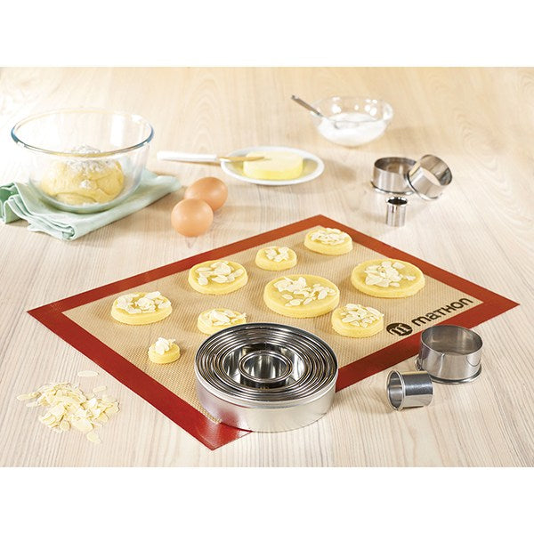 Boîte de 14 découpoirs ronds lisses en inox  2 à 11 cm Mathon - Mathon - 2