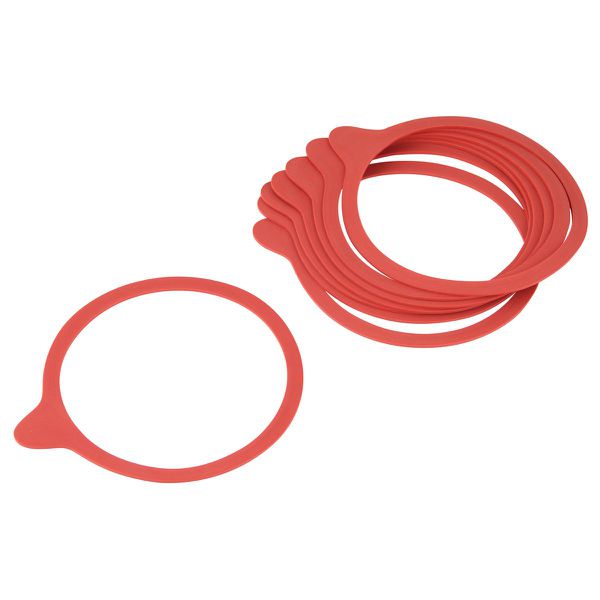 Lot de 8 joints caoutchouc pour bocaux en verre  Confiture Dr. Oetker - Mathon - 1