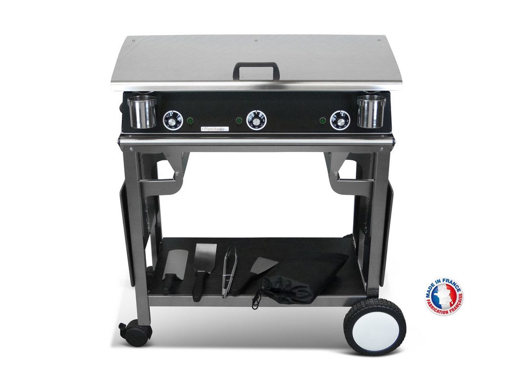 Pack plancha électrique  Lux 830 Carbon - Chariot Rivoli Planchaelec - Mathon - 3