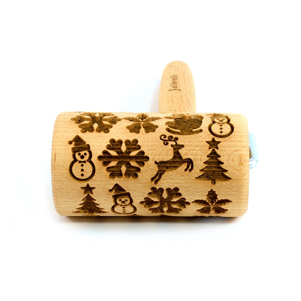 Mini rouleau en bois de décoration Noël Patisse - Mathon - 2