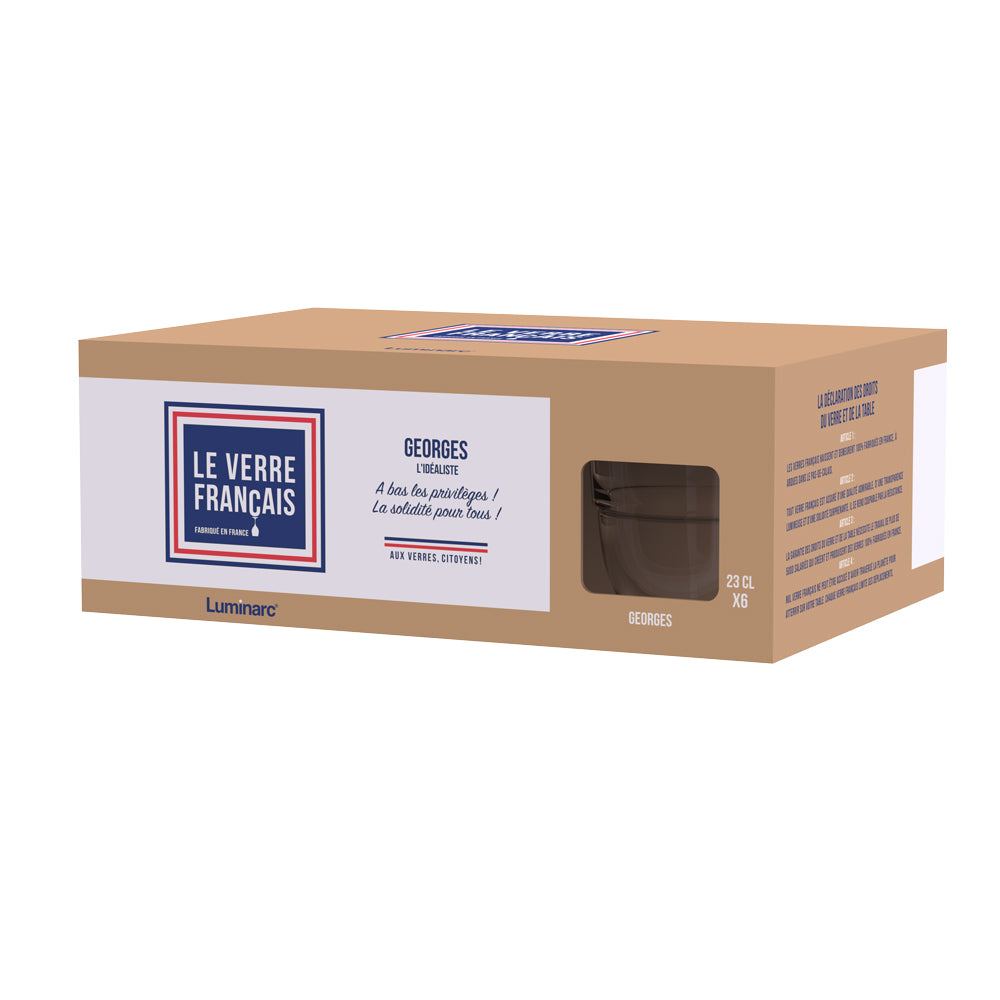 Coffret de 6 gobelets Georges 23 cl Luminarc - Mathon - 2