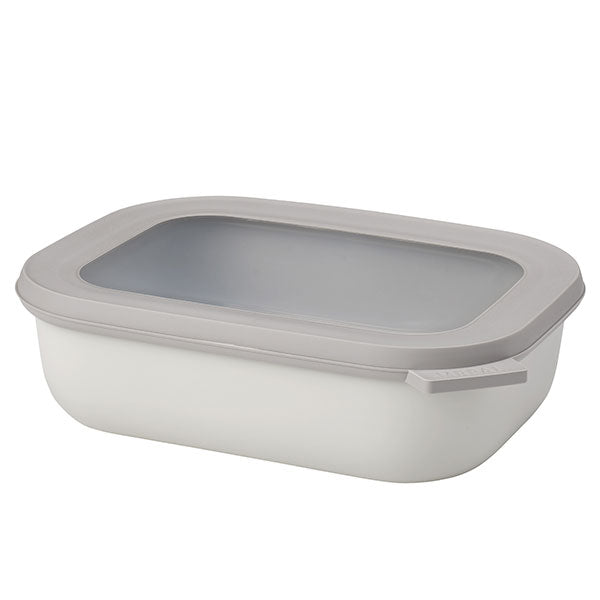 Bol multifonction rectangulaire Cirqula 1000 ml Nordic White Mepal - Mathon - 1