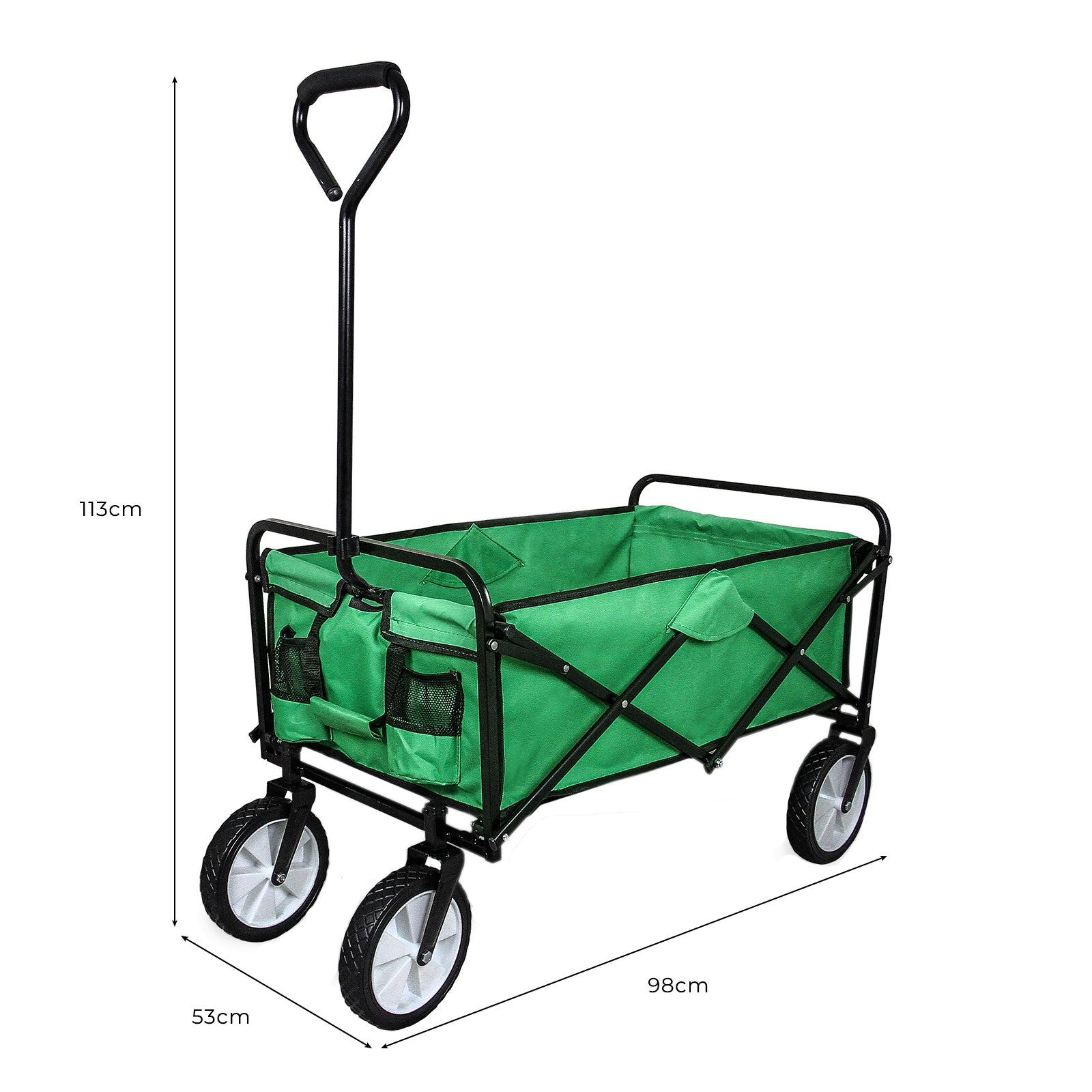 Chariot Pliable de Jardin – Vert Monstershop - Mathon - 5