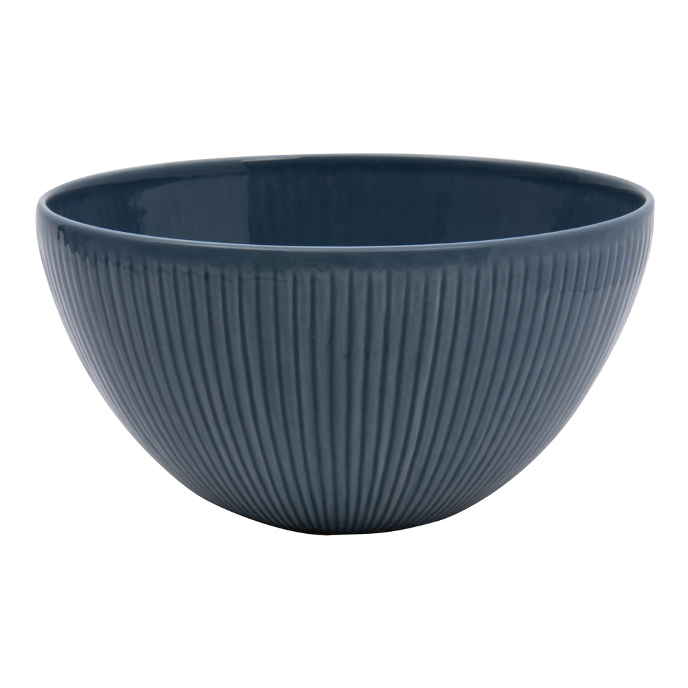 Saladier Bohémia 28,5 cm bleu Table passion - Mathon - 1