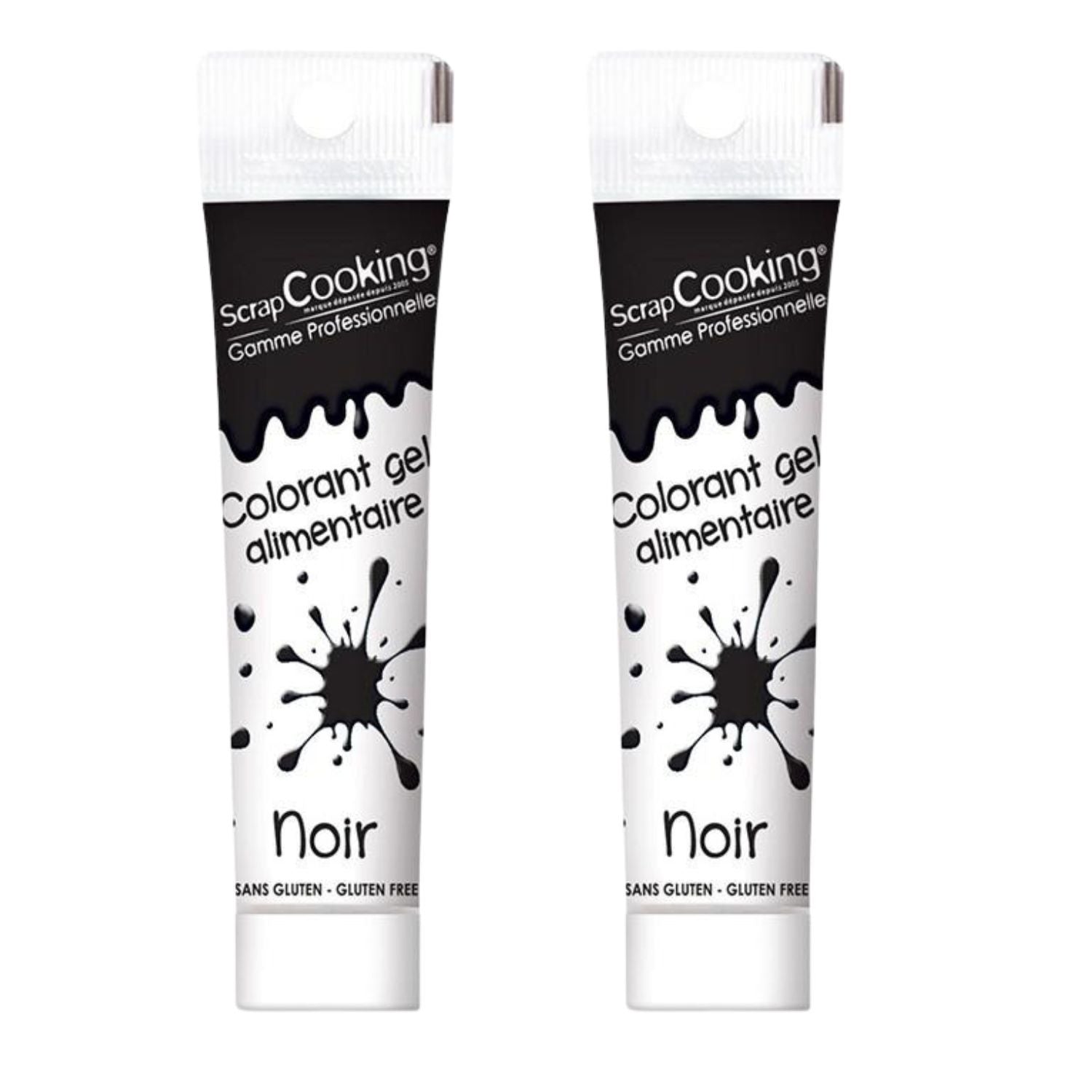 Gel colorant alimentaire noir 40 g Scrapcooking - Mathon