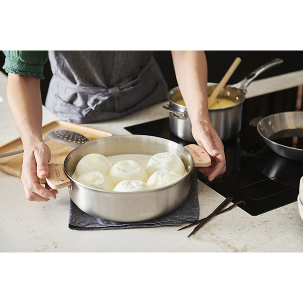 Sauteuse droite tout inox Alchimy Loqy sans manche 28 cm De Buyer - Mathon - 4