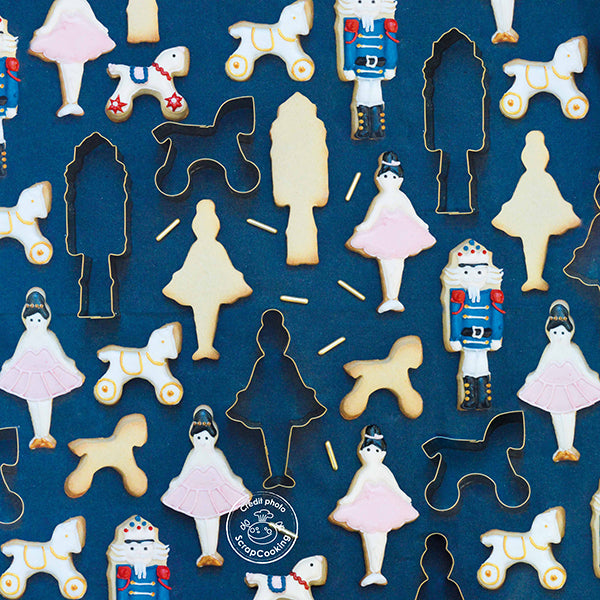 3 emporte-pièces Casse-Noisette Scrapcooking - Mathon - 5
