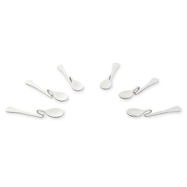 6 cuillères à café coudées inox 11 cm Mathon - Mathon - 2